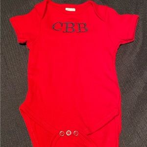 New embroidered baby onesie by LNJ Designs